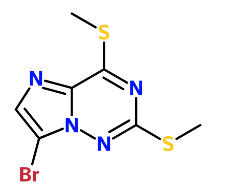 (image for) MCYB0486 7-Bromo-2,4-bis-methylsulfanyl-imidazo[2,1-f][1,2,4]triazine